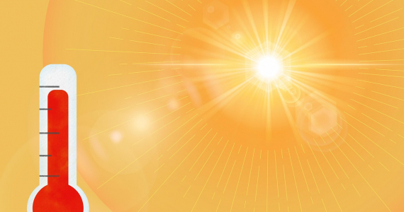 soleil et thermomètre