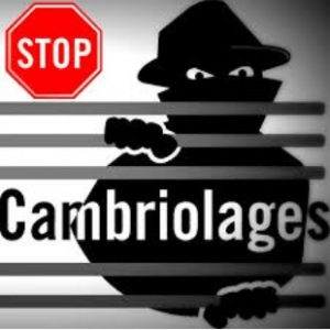 ATTENTION CAMBRIOLAGES